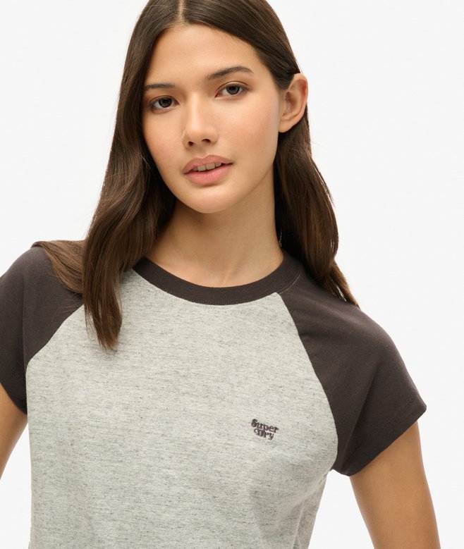 Organic Cotton Essential Logo Raglan T-Shirt