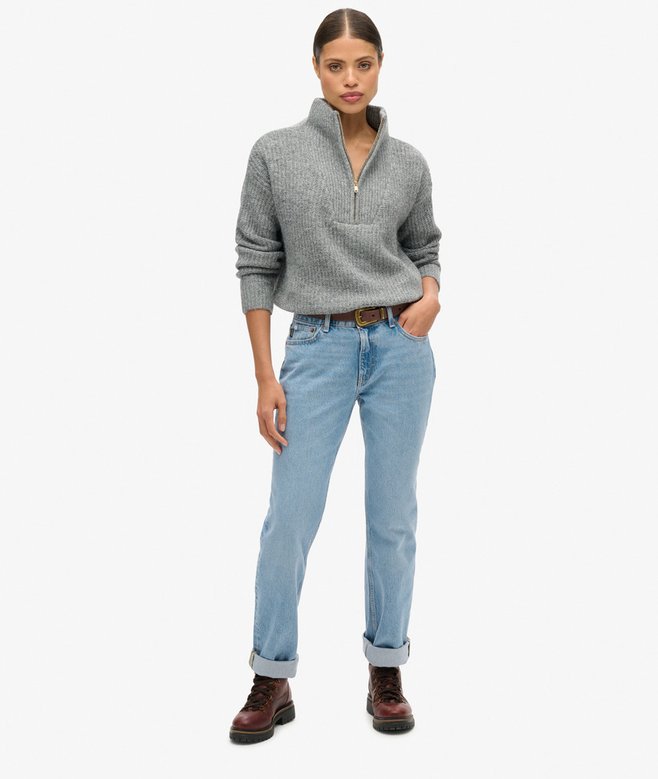 Essential Zip Neck Jumper (6) 3.5 out of 5 stars, 6 reviews More Colours Available Price £27.49 Price reduced from £54.99 to You Save 50%