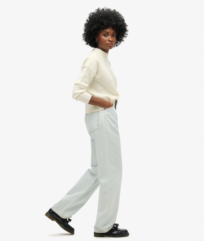Organic Cotton Wide Leg Jeans