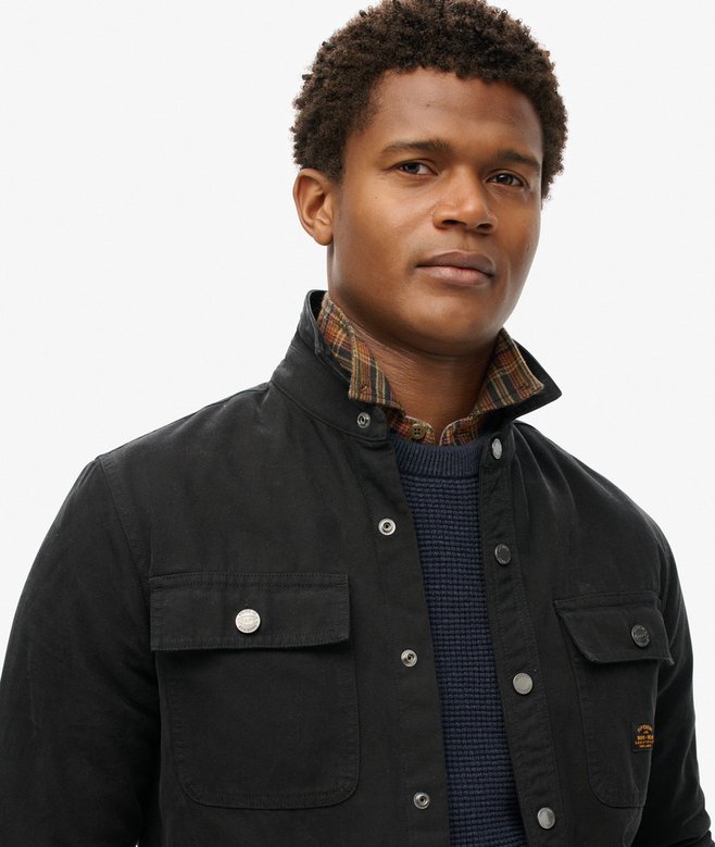 Organic Cotton Canvas Workwear Overshirt