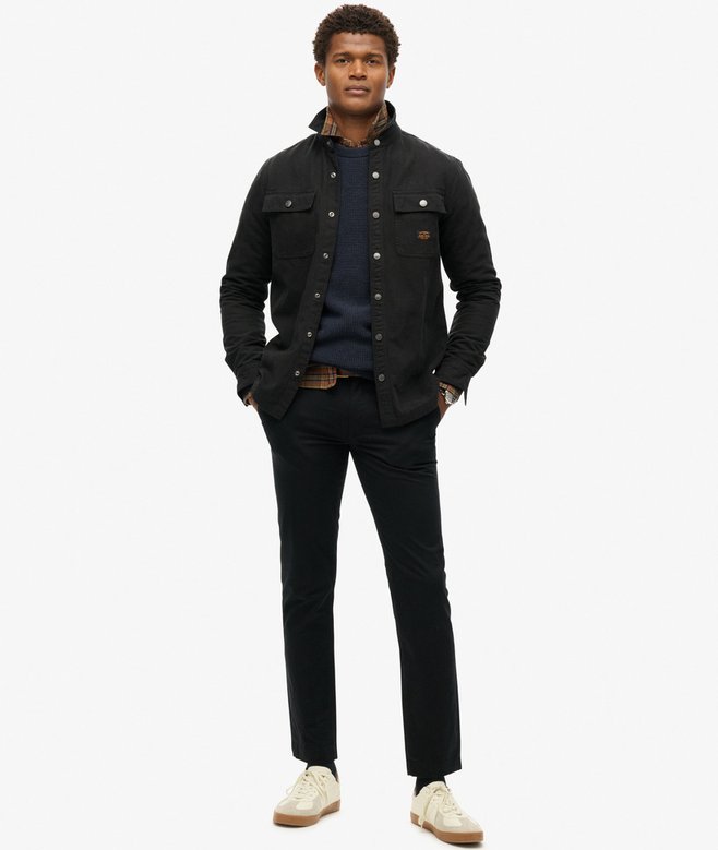Organic Cotton Canvas Workwear Overshirt