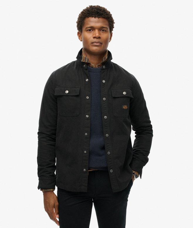 Organic Cotton Canvas Workwear Overshirt