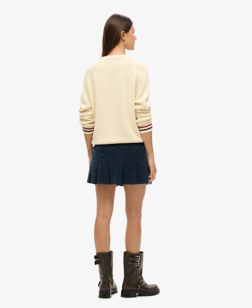 【Anyone more】Direc corduroy pleated mini skirt Brown Corduroy Pleated Mini Skirt – Silver Tongue Bendigo