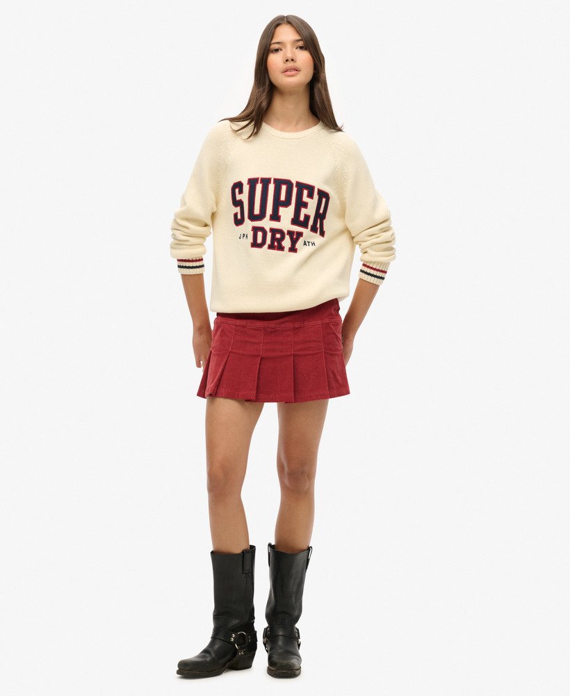 Jupe Femme Superdry Medium Bleue - Perles Et Paillettes - Neuf Avec étiquette - Style Tiered