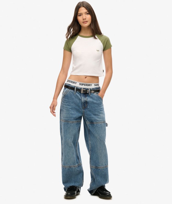 Cropped Baseball Baby T-Shirt