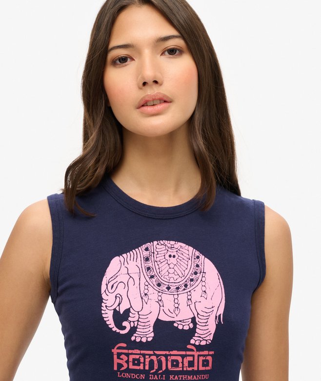Superdry X Komodo Hathi Slim Vest Top
