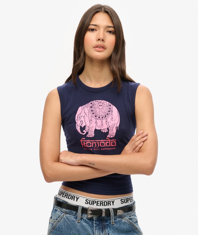 Superdry X Komodo Hathi Slim Vest Top