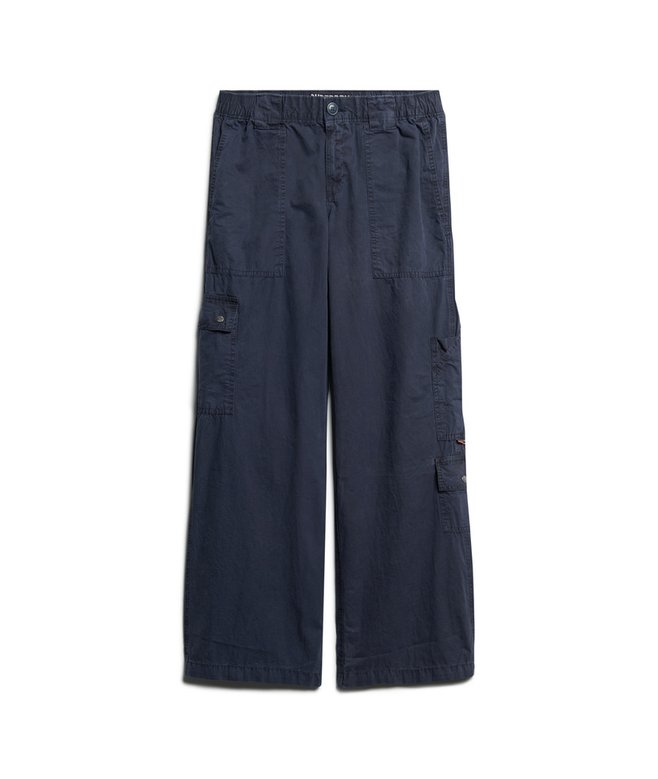 Low Rise Embroidered Cargo Pants