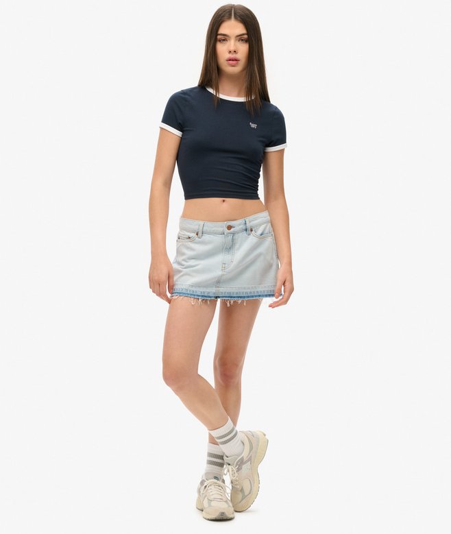 Denim Mini Skirt
