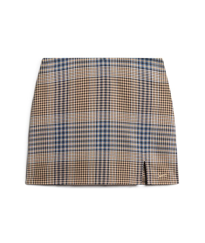 Check Mini Skirt