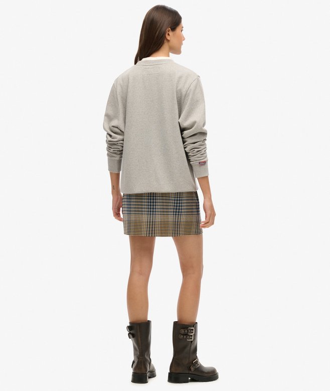 Check Mini Skirt