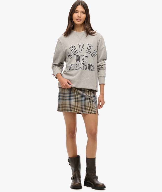 Check Mini Skirt