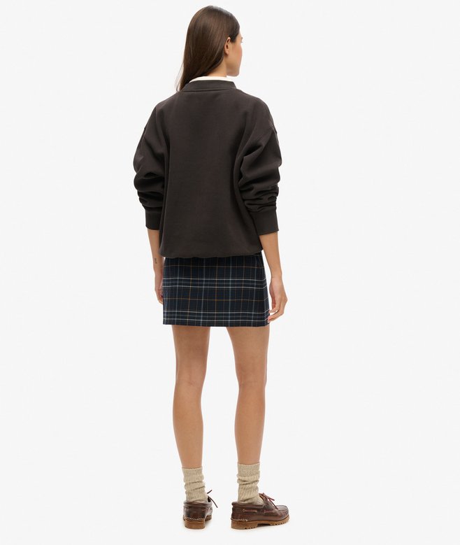 Check Mini Skirt
