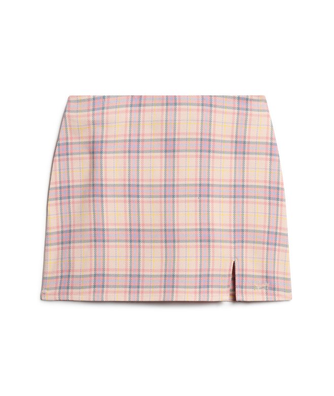 Check Mini Skirt