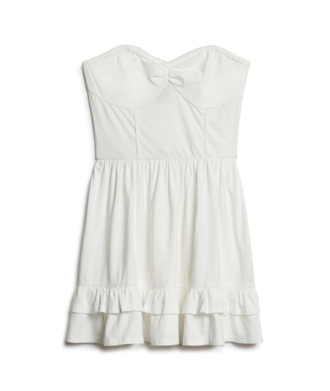50s Lace Bandeau Mini Dress
