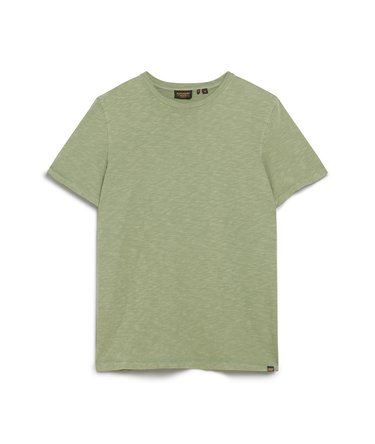 CREW NECK SLUB SHORT SLEEVED - T-shirt Basic - Black