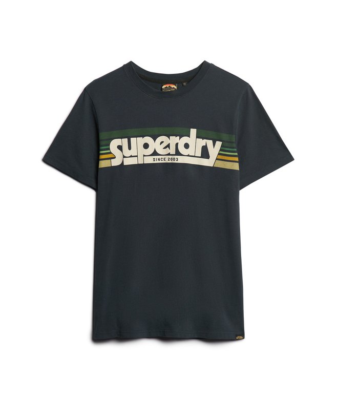 Terrain Striped Logo T-Shirt