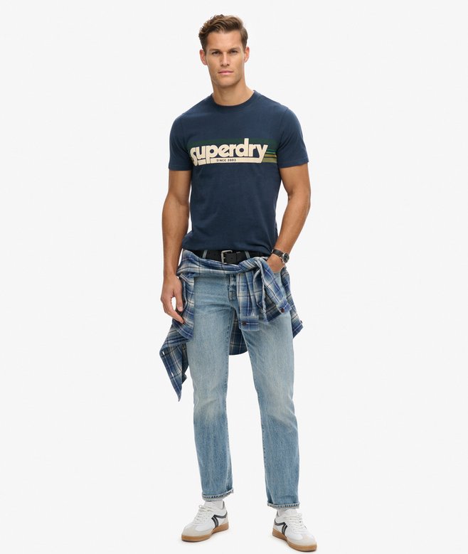 Terrain Striped Logo T-Shirt