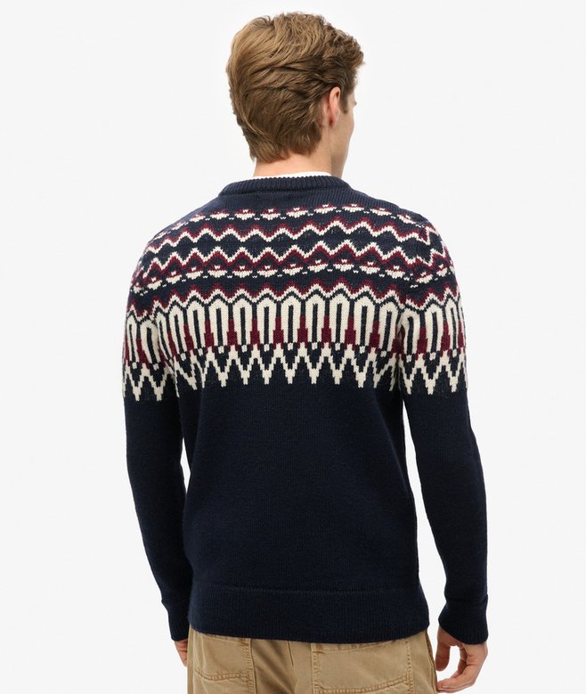 Fairisle Knit Crew Jumper