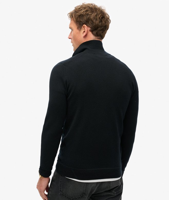 Merino Long Sleeve Polo Jumper