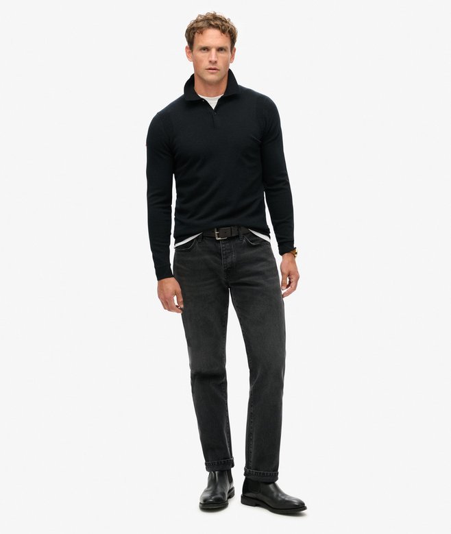 Merino Long Sleeve Polo Jumper