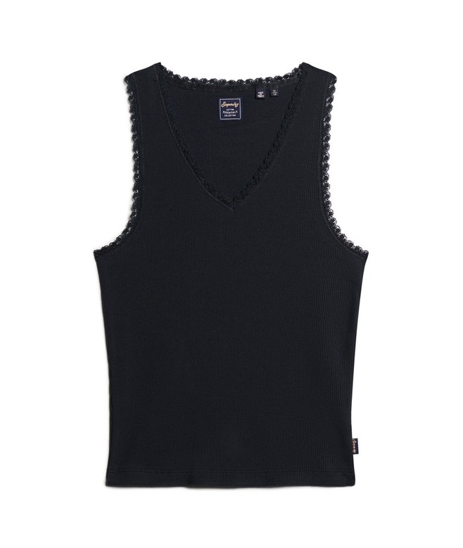 Athletic Essentials Lace Trim Vest Top
