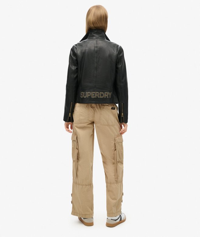 Vintage Low Rise Elastic Cargo Pants