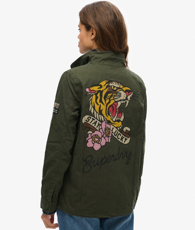 M65 Embellished Military Jacket