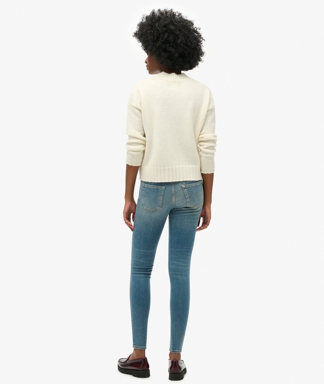 Organic Cotton Vintage Mid Rise Skinny Jeans