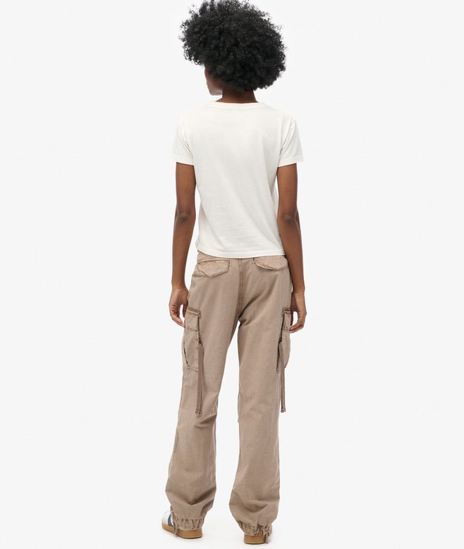 Low Rise Para Cargo Pants