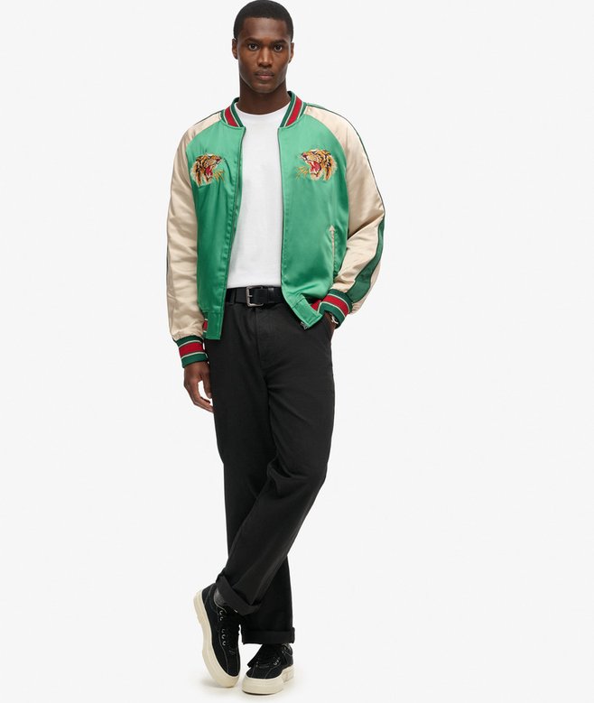 Sukajan Embroidered Bomber Jacket