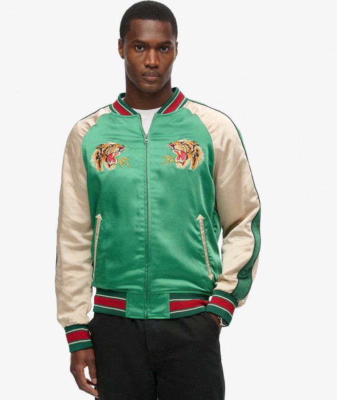 Sukajan Embroidered Bomber Jacket