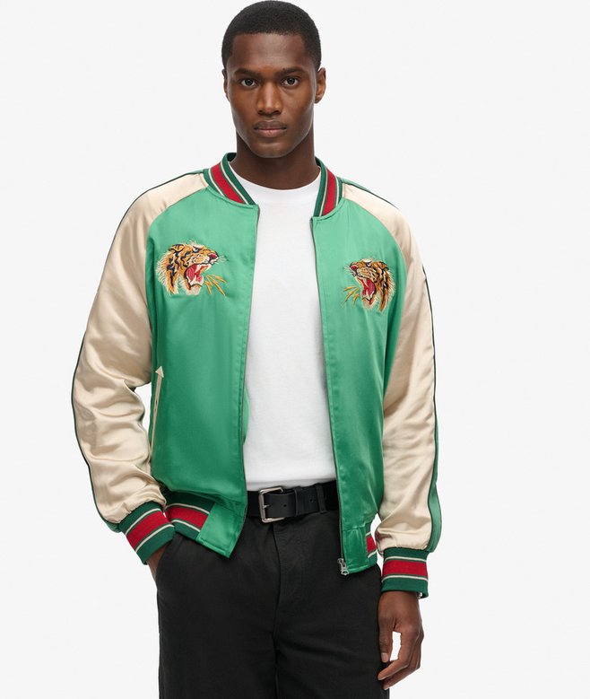Sukajan Embroidered Bomber Jacket