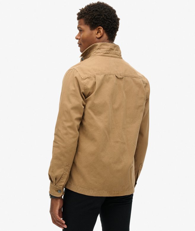 Organic Cotton Canvas Workwear Overshirt