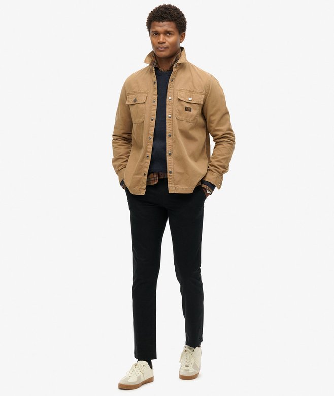 Organic Cotton Canvas Workwear Overshirt