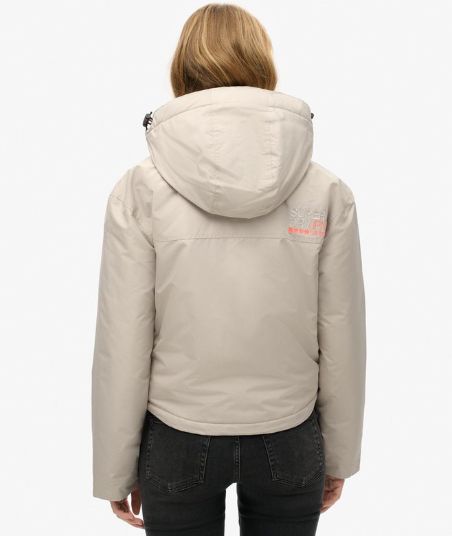 Hooded Embroidered SD Windbreaker Jacket