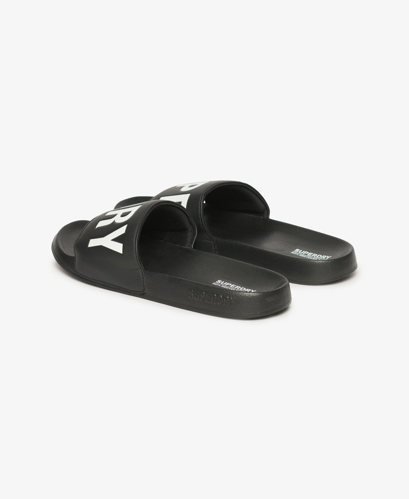 Superdry Slide Infradito Uomo, Camouflage Nero/grigio, Comode E Ammortizzate - Foto 5