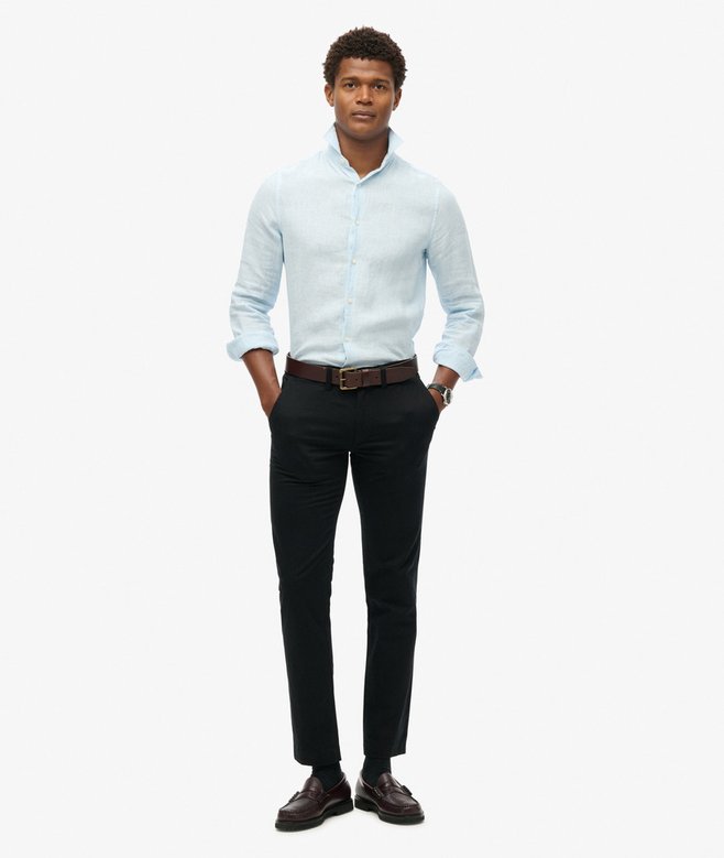Slim Tapered Stretch Chino Trousers