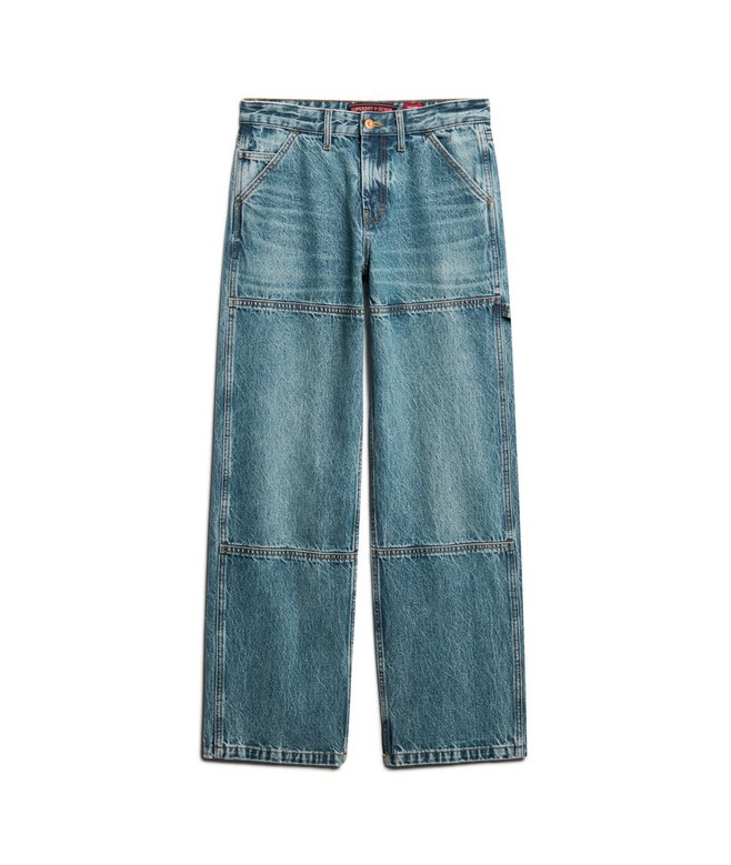 Mid Rise Denim Carpenter Jeans