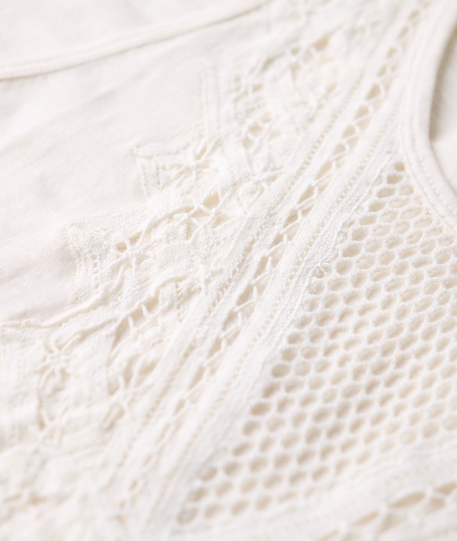 Jersey Lace Vest