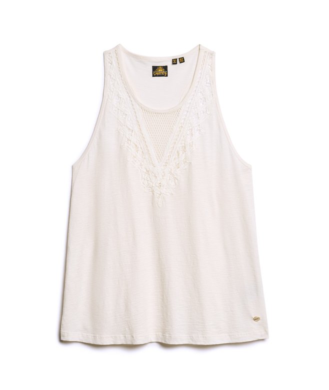 Jersey Lace Vest