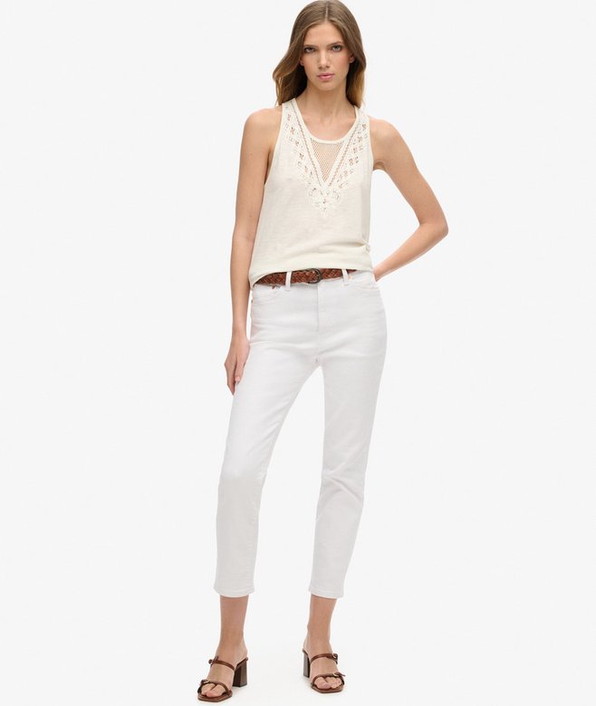 Jersey Lace Vest