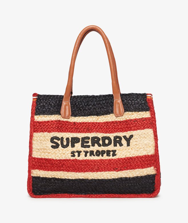 Raffia Luxe Tote Bag