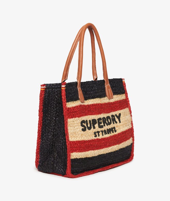 Raffia Luxe Tote Bag