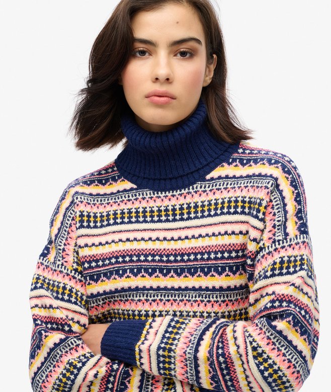 Textured Stripe Pattern Jumper