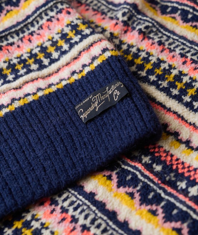 Textured Stripe Pattern Jumper