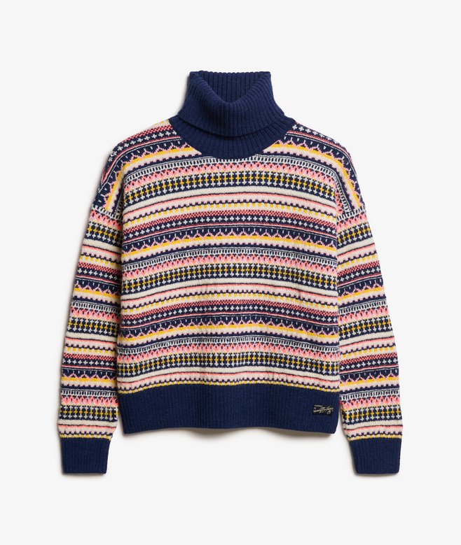 Textured Stripe Pattern Jumper