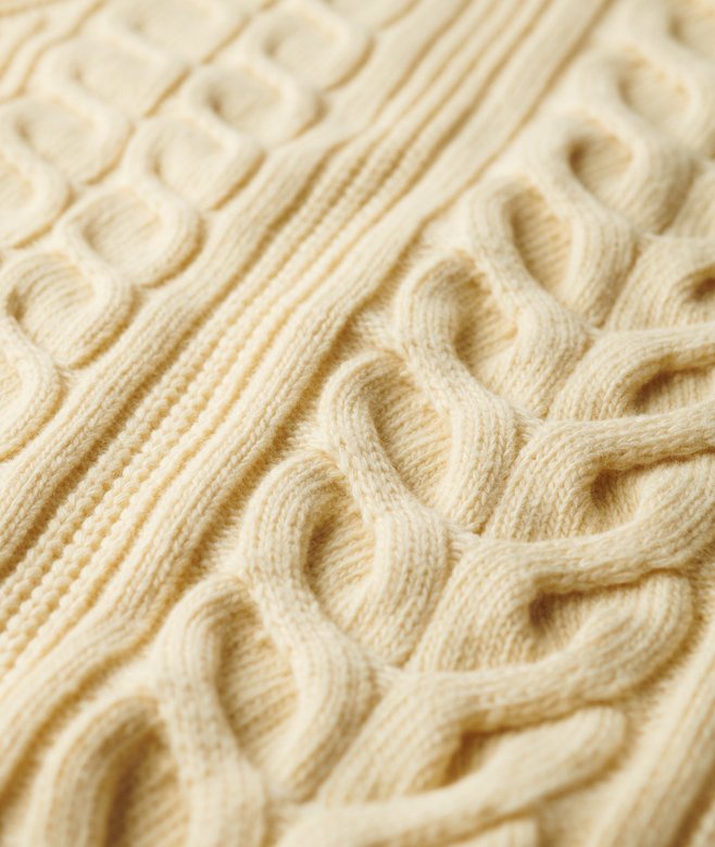 The Merchant Store - Cable Roll Neck Jumper