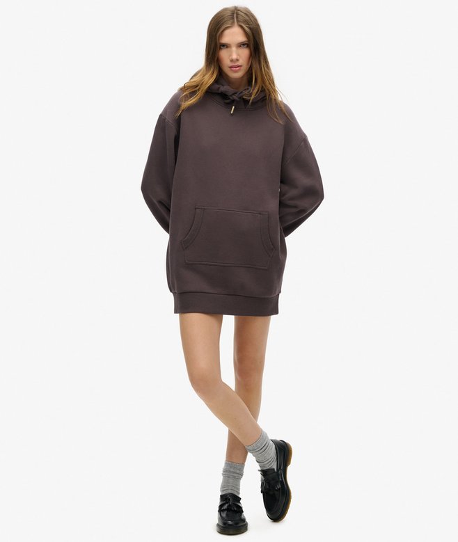 Tattoo Rhinestone Hooded Dress