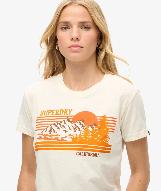 Outdoor Stripe Fitted T-Shirt